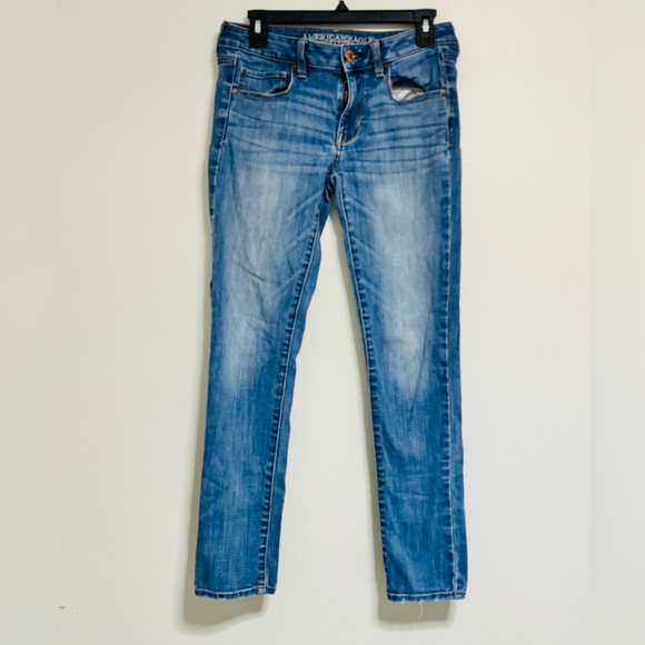 AE Super Stretch Skinny Jean Size 6 Regular - Picture 4 of 9